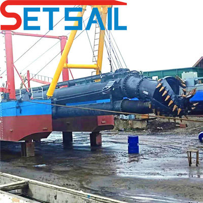 3.2-12,2 m de ancho de lago cortador de barro de succión de equipos de dragado con Alemania Siemens PLC