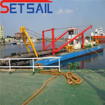39-65m Cabeza de bomba Siemens Cortador PLC Equipo de dragado por succión para dragado en río