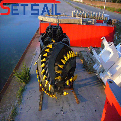 39-65m Cabeza de bomba Siemens Cortador PLC Equipo de dragado por succión para dragado en río