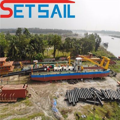 Equipo de dragado hidráulico Rexroth con bomba de succión de cortador