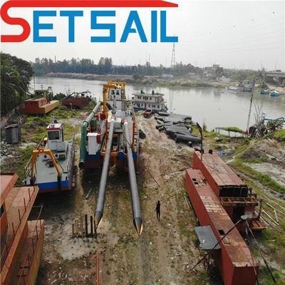 Equipo de dragado hidráulico Rexroth con bomba de succión de cortador