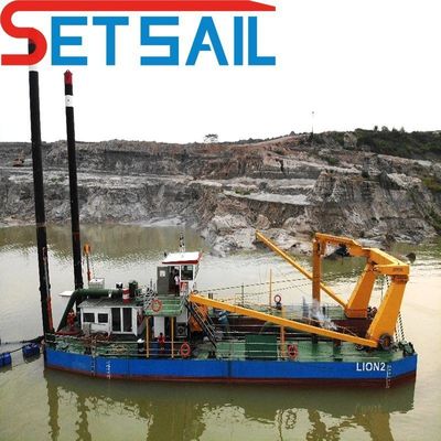 Equipo de dragado hidráulico Rexroth con bomba de succión de cortador