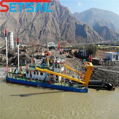 Cortador eléctrico Equipo de dragado de succión Ancho 3,2-12,2 m Tipo de ciclón Hidrociclón
