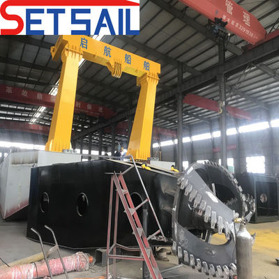 Equipo de dragado por succión con corte de motores diesel certificado ISO9001 para una profundidad de dragado de 1 a 30 m
