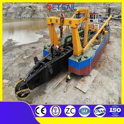 Siemens PLC Cutter Head Cutter Suction Dredger con medidor de caudal Tipo de potencia diésel