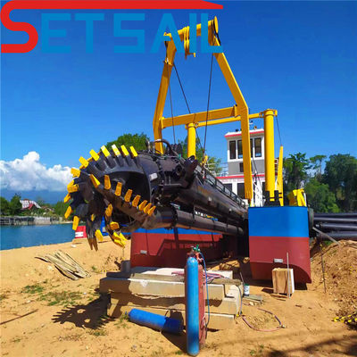 200-900 mm Cortador de bombas de descarga/tubos de succión Excavadora de succión para la extracción de oro