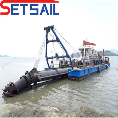 14 pulgadas cortador de succión del lago excavadora de arena con Mornitoring y Cumins 447kw motor