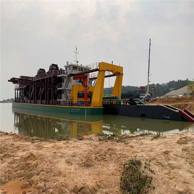 Excavadora de succión de corte completo con estación de refuerzo 250ND-800ND Tamaño de la bomba y cabeza de 39-65m