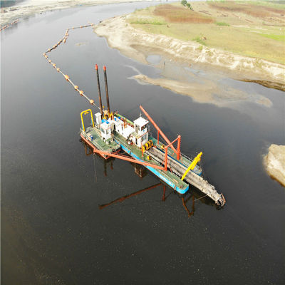 Excavadora de succión de corte completo con estación de refuerzo 250ND-800ND Tamaño de la bomba y cabeza de 39-65m