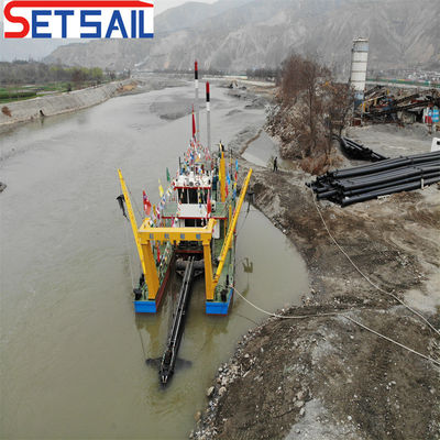 La bomba de arena del río Shijiazhuang 12 pulgadas cortador de succión de barro excavadora 1450 mm cabeza de corte