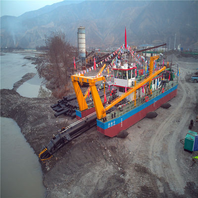 160kw-3000kw Cummins máquina de excavación de arena de succión de cortador personalizado para el proyecto de dragado