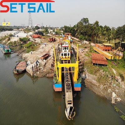 Shijiazhuang bomba de arena Rexroth hidráulica de 12 pulgadas cortador de succión excavadora para el barro del río