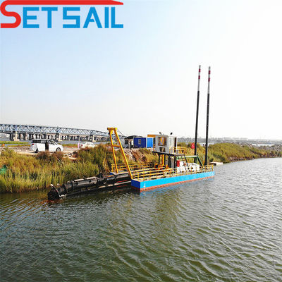Dredger de succión de corte de 31 metros de longitud total para dragado de ríos a un precio asequible