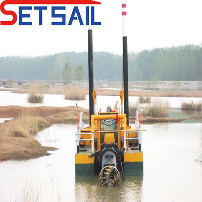 QHCTS-1 Control hidráulico motor diesel motor de accionamiento de la bomba cortador buque de succión para el flujo de agua