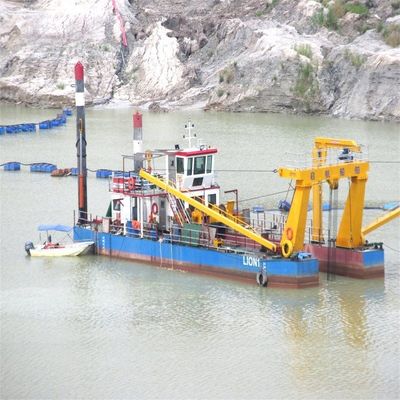 Costo de envío Motor diesel cortador de succión de dragado de barro Equipo para el río QHCSE-29