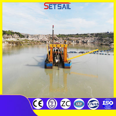Costo de envío Motor diesel cortador de succión de dragado de barro Equipo para el río QHCSE-29
