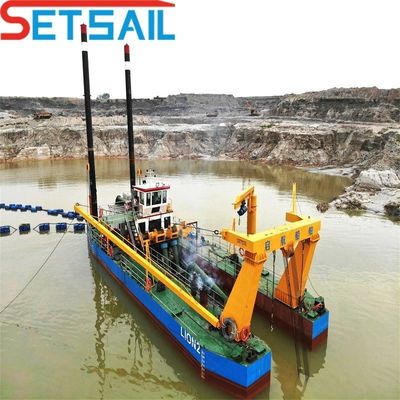 Potencia de la cabeza del cortador 108kw Motor diesel 12 pulgadas Cortador excavadora de succión con Siemens PLC