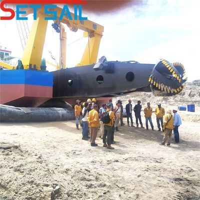 Hidrociclón Tipo ciclón Motor diesel Excavadora de arena de río con bomba de arena de corte hidráulico