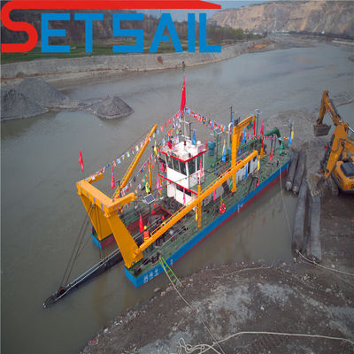Equipo de dragado fluvial cortador dragado de succión con cabrestante hidráulico tipo ciclón