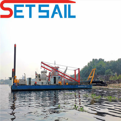 Equipo de dragado fluvial cortador dragado de succión con cabrestante hidráulico tipo ciclón