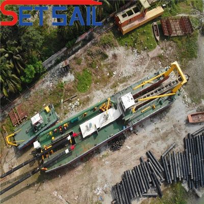 Dredger de succión de corte de 10 pulgadas para el motor diesel de arena de río y bomba hidráulica incluida