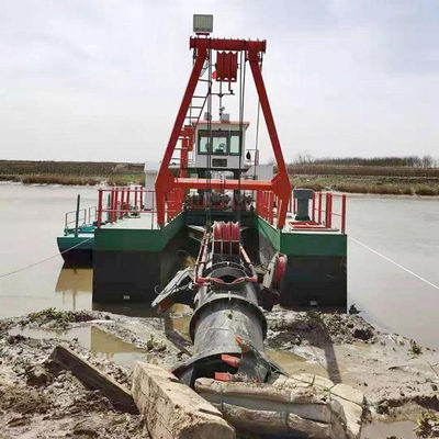 Máquinas de extracción de arena con doble bomba de corte de arena con motor diesel de 28 a 1000 t de peso total