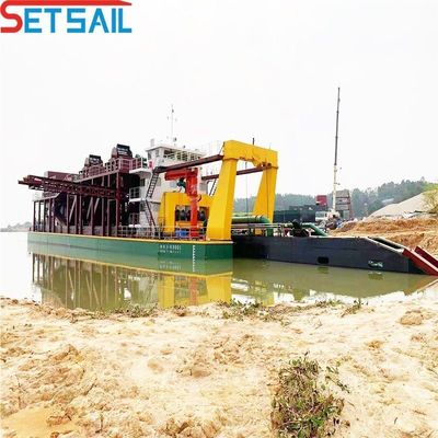 Dredger de succión de cortador personalizado con solución de dragado de cabeza de cortador de control hidráulico