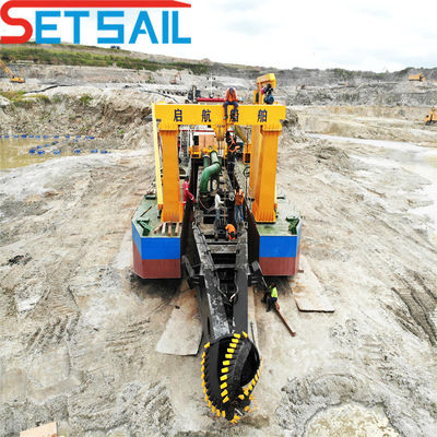 Cummins 160kw-3000kw cortador de succión excavadora maquinaria de minería con el oro agitar el paracaídas