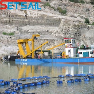 Máquina de dragado de arena de succión de 12 pulgadas con Rexroth hidráulico y cabeza de 53 metros