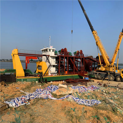 Máquina de excavación de arena de succión con consumo de combustible 34L-500L