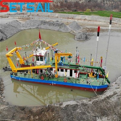 Excavadora de succión de 10 pulgadas con Siemens y Cummins 122kw potencia del motor auxiliar
