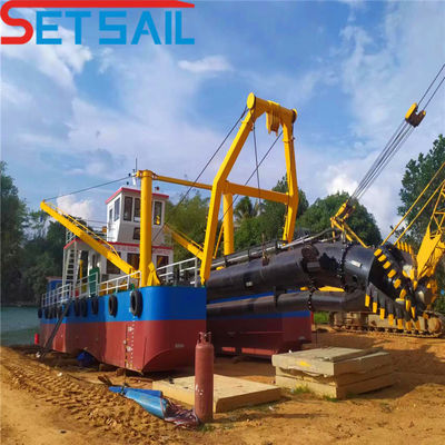 Excavadora de succión de 10 pulgadas con Siemens y Cummins 122kw potencia del motor auxiliar
