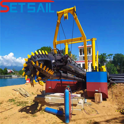 Excavadora de succión de 10 pulgadas con Siemens y Cummins 122kw potencia del motor auxiliar