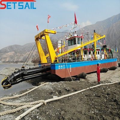Excavadora de succión de cortador de 10 pulgadas con motor diesel y diámetro de cabeza de corte de 1200 mm