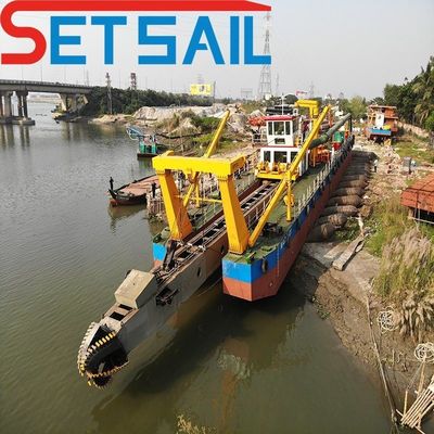 Hydrocyclone Siemens PLC cortador hidráulico máquina de excavación de arena de succión con bomba