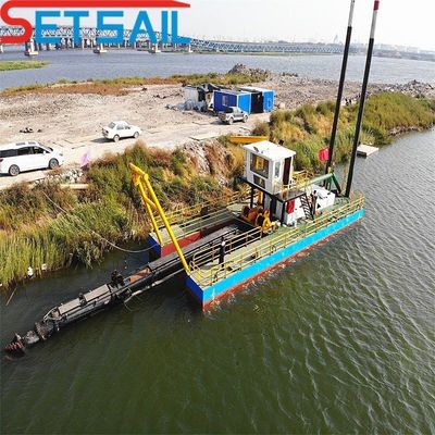 Excavadora de arena de río de succión de 10 pulgadas para Nigeria con una distancia de descarga de 1000 m