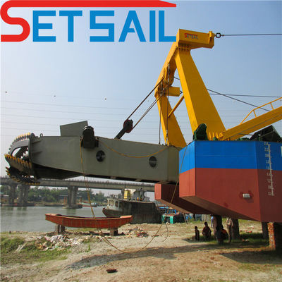 Sistema Siemens PLC Motor diesel excavadora de arena utilizada en el río para necesidades personalizadas