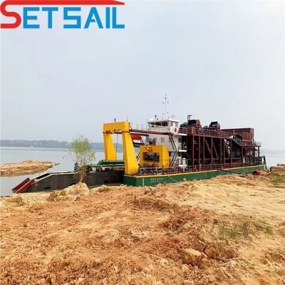 Excavadora de barro de río de succión de 10 pulgadas Largo total 5,5 m Alturas totales 1,48 m