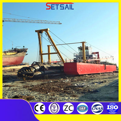 1000 Meter Distancia de descarga 10 pulgadas cortador de succión Dredger de arena del lago con hidrociclón