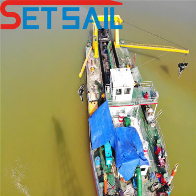 Dredger de succión de alta capacidad con bomba de arena submarina y solución de dragado