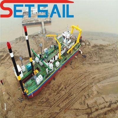 Dredger de succión de alta capacidad con bomba de arena submarina y solución de dragado