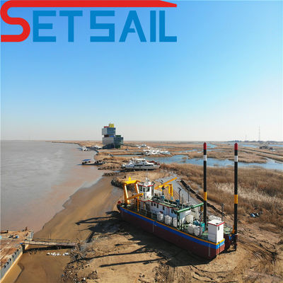 Dredger de succión de alta capacidad con bomba de arena submarina y solución de dragado