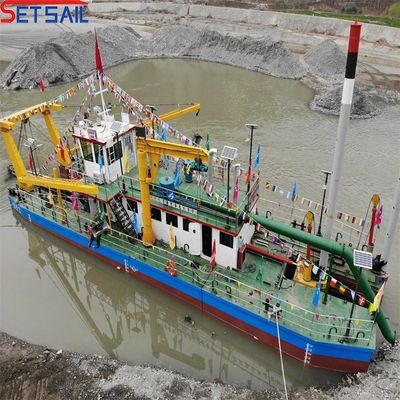 Tipo de energía diesel 10 pulgadas cortador de succión depósito de arena excavadora 31,1 metros longitud total