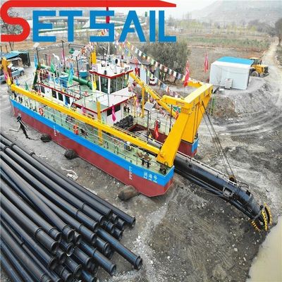 Concentración controlada por un medidor de concentración CCS, motor diesel estándar, cortador de aspiración, excavadora de arena