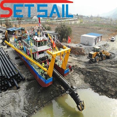 Concentración controlada por un medidor de concentración CCS, motor diesel estándar, cortador de aspiración, excavadora de arena