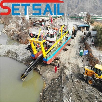 Concentración controlada por un medidor de concentración CCS, motor diesel estándar, cortador de aspiración, excavadora de arena