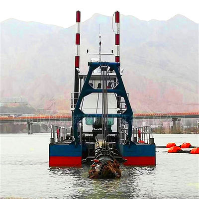 Motor hidráulico diesel de 10 pulgadas cortador de succión Barco de arena del río con 1500m3 de flujo de agua