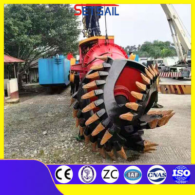 Motor hidráulico diesel de 10 pulgadas cortador de succión Barco de arena del río con 1500m3 de flujo de agua