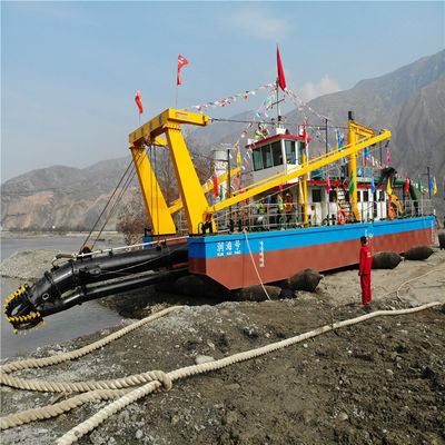 Costo de envío 10 pulgadas cortador de succión de arena excavadora de buques con motor hidráulico diesel