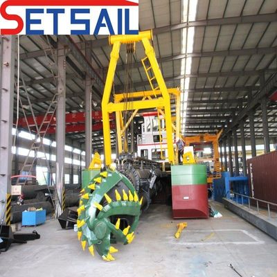 Dredger de succión con medidor de caudal y motor diesel Weichai